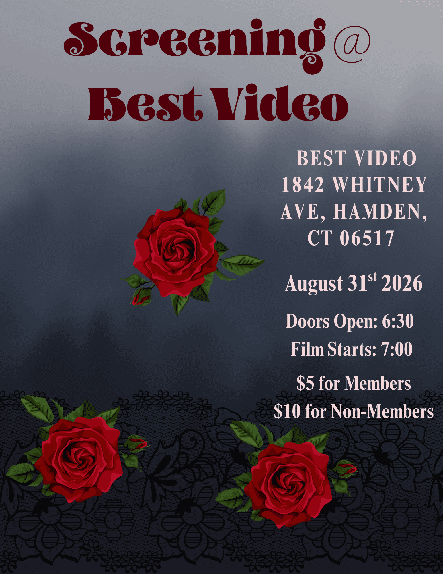 Screening @ Best Video