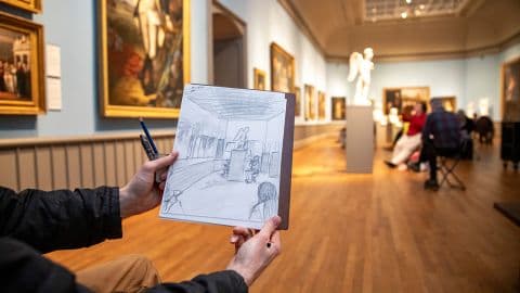 Sketching in the Galleries