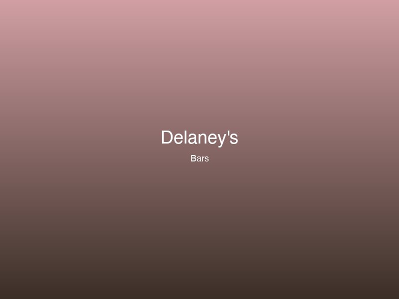 Delaney's Taproom